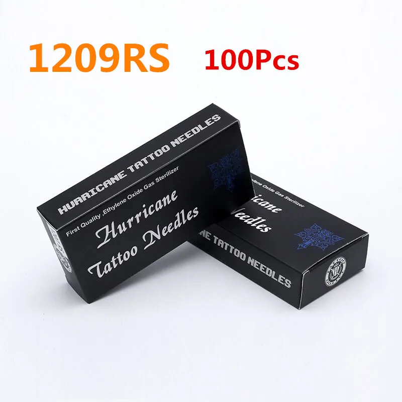 

Professional Tattoo Needle 100pcs 1209RS Round Shader Needles Disposable Sterile Tattoo Needles