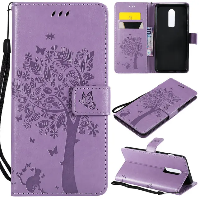 $US $5.96 One Plus 6 Case 6.28'' Leather Flip Cover for Funda Oneplus 6 Case Coque Oneplus6 Smartphone Case 3