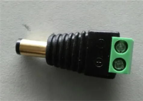 

Lihmsek Green 2.1mm Golden DC Connector Male CCTV Power BNC Connector for Security Camera CCTV Accessories