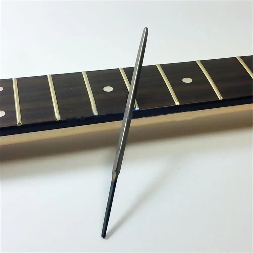 Гладкий угловой напильник для ладов 3-Corner Fret туалетный файл для ремонта гитары инструмент ручной инструмент запчасти прочный высокое качество