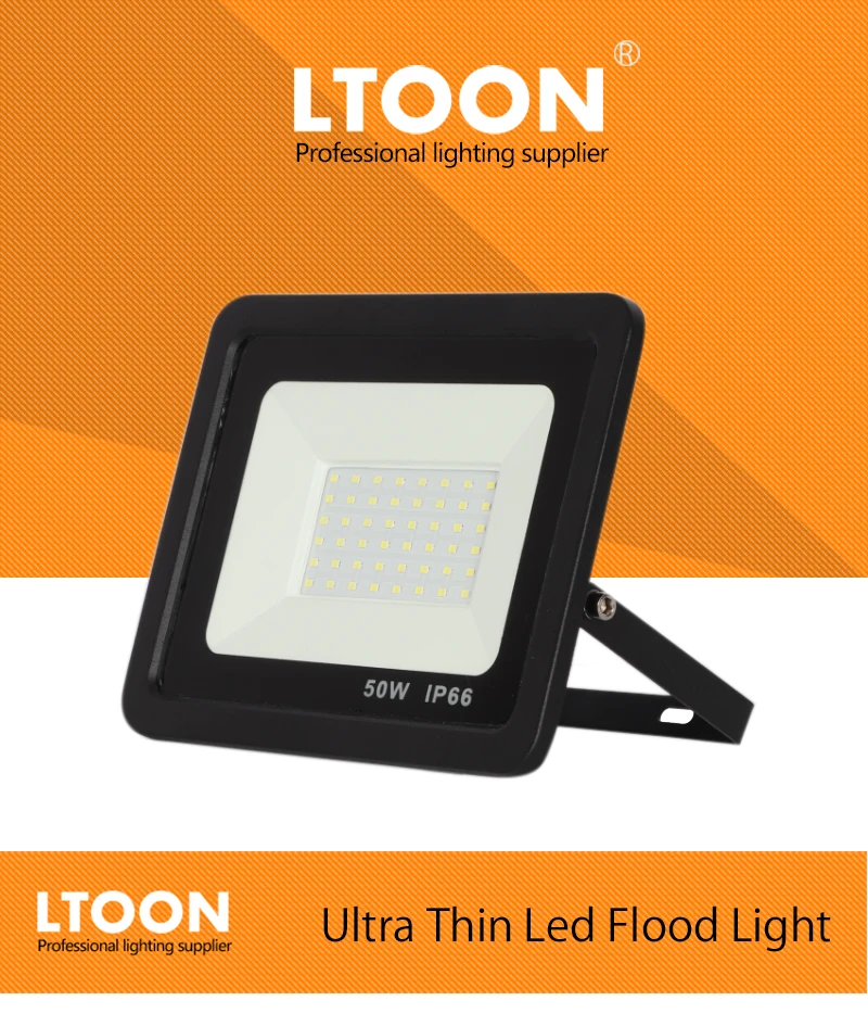 [LTOON] Светодиодный прожектор светильник 100 Вт 50 Вт 30 Вт 20 Вт 10 Вт ультра тонкий светодиодный прожектор светильник Точечный светильник на открытом воздухе 220V IP66 наружные настенные лампы Светодиодный прожектор светильник