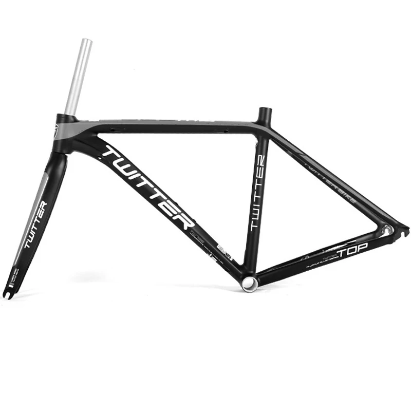 Top Road Bike Carbon Fiber Front fork  Road bike frame aluminum alloy Bicycle Frame with 700C wheel frameroad road bike frame TW736 1