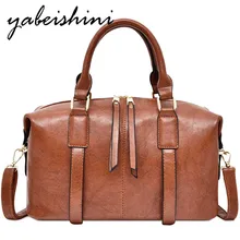 Женская одноцветная Сумка для боулинга, кожаная сумка, большая вместительность, на плечо, ПУ сумка, основная роскошная сумка, женские сумки, дизайнерские, новинка