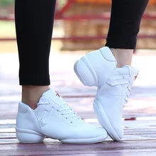 Женские кожаные джазовые кроссовки для танцев, женские спортивные кроссовки