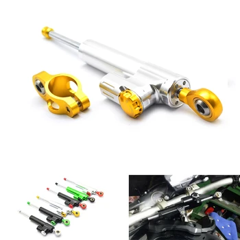 

Motorcycle Accessories Damper Stabilizer Damper Steering Reversed Safety Control For Kawasaki NINJA 250 300 650 ZX6R Z1000SX H2