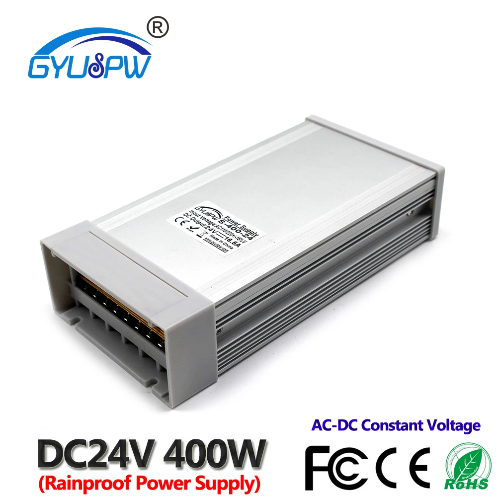 Одиночная Выходная стандартная мощность питания DC24V 300W 350W 360W 400W драйвер