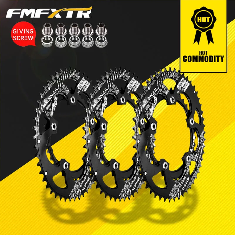 FMFXTR 700C Road Bicylcle 110BCD 50/35T Овальный Звездочка комплект велосипед 7075-T6 сплав Сверхлегкий эллипс восхождение Мощность передняя Звездочка пластина