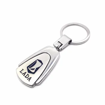 

Car Accessories Keychain for LADA Vesta Priora Granta Xray NIVA Safari Auto Metal Keyring Metal Women Men Key Ring Holder