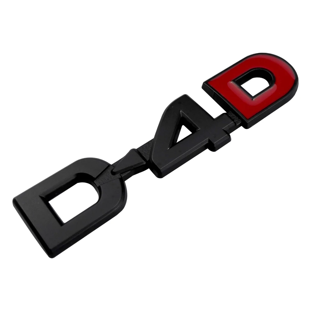 Металлический Стикеры D 4D логотип для Toyota Prado Land Cruiser RAV4 Kuga Yaris Prius Corolla Camry