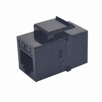 

Cat3 RJ11Telephone Cable Inline Coupler UTP Cable Keystone Jack Female Straight Modular Patch Cord Cable Adapter