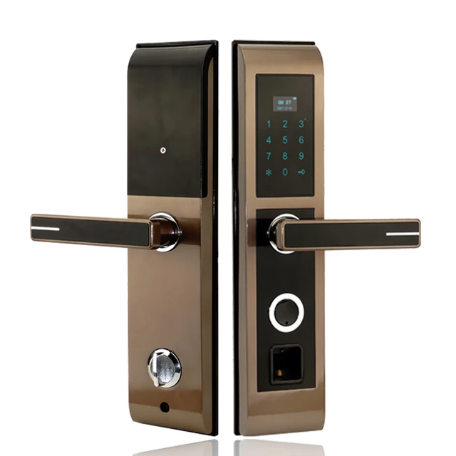 biometric smart fingerprint lock digital touch screen keyless door