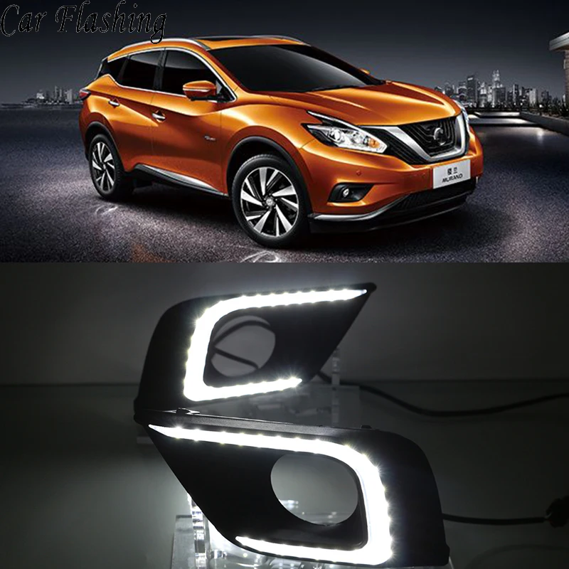 CSCSNL 1 set For Nissan Murano 2015 2016 ABS LED DRL Daytime Running