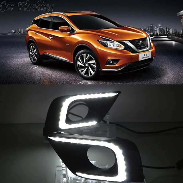 CSCSNL 1 set For Nissan Murano 2015 2016 ABS LED DRL Daytime Running