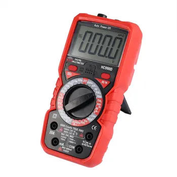 

6000 Counts Digital Multimeter with True RMS AC/DC Voltage Resistance Capacitance Frequency Temperature NCV Tester