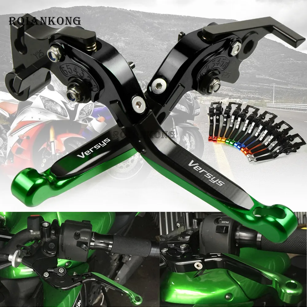 

For Kawasaki VERSYS650 VERSYS 650 cc 650cc Motorcycle CNC Aluminum Adjustable Folding Foldable Extendable Brake Clutch Levers