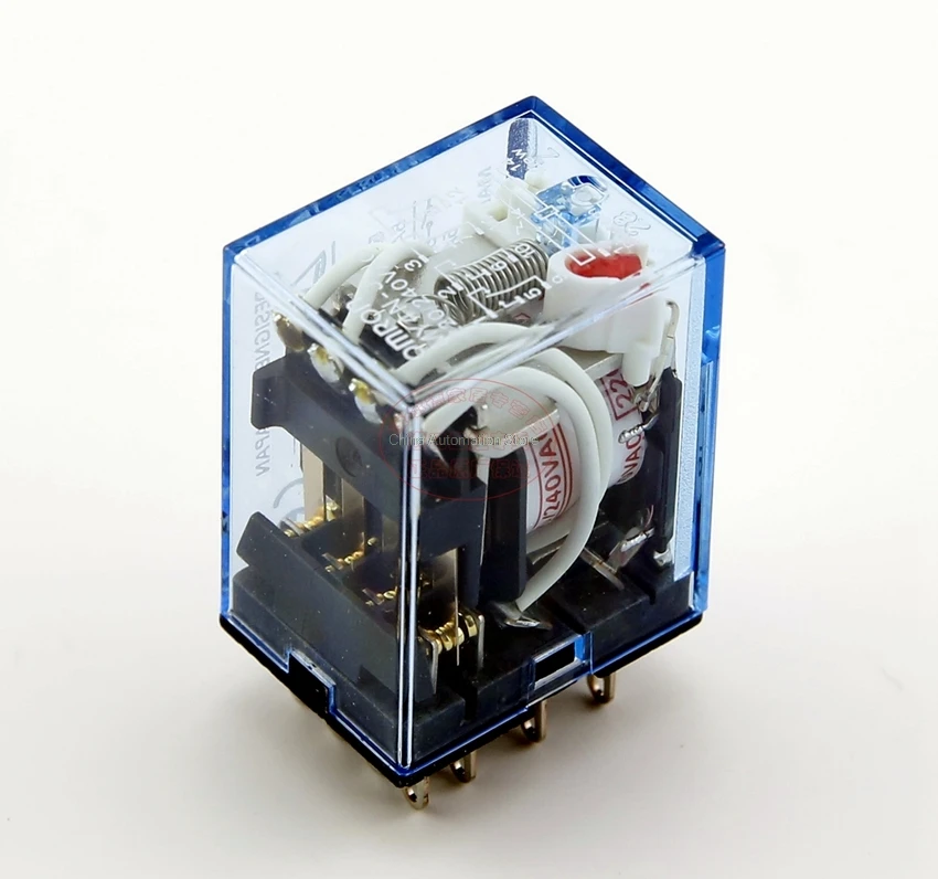 LED MY4 General Purpose Relay 4pdt,14pins relais 12V 24V ...