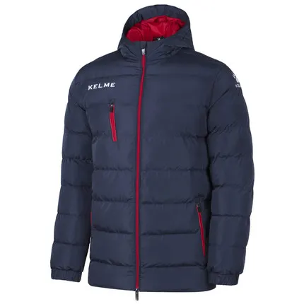 KELME/детские спортивные зимние куртки; пуховое пальто для мальчиков; плотные теплые парки с капюшоном для больших мальчиков; пальто; детская верхняя одежда для бега; куртки; PO14 - Цвет: Red