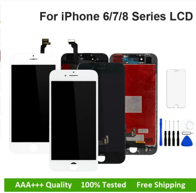 

AAA+++ For iPhone 6 6Plus 6S Plus 7 LCD Full Assembly Complete 100% With 3D Force Touch Screen Replacement Display No Dead Pixel