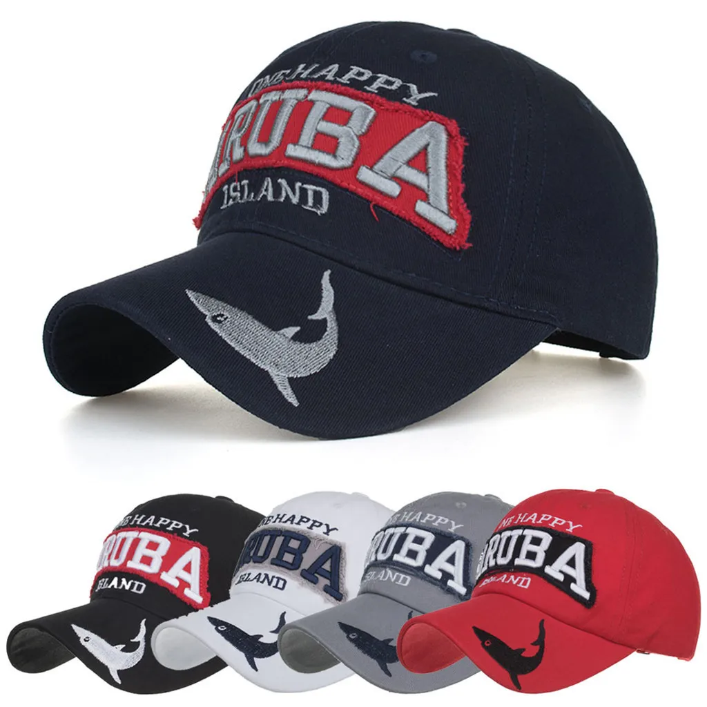 Модная повседневная мужская и женская однотонная бейсболка ONB HAPPY ARUBA ISLAND с