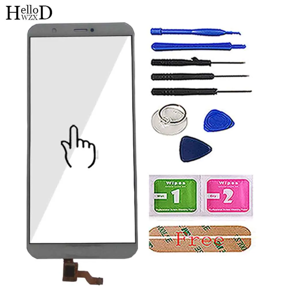 White With Tools 5," мобильный сенсорный экран панель для huawei P Smart сенсорный экран дигитайзер Панель переднее стекло сенсор Ремонт Часть сенсорный экран инструменты - Цвет: White With Tools