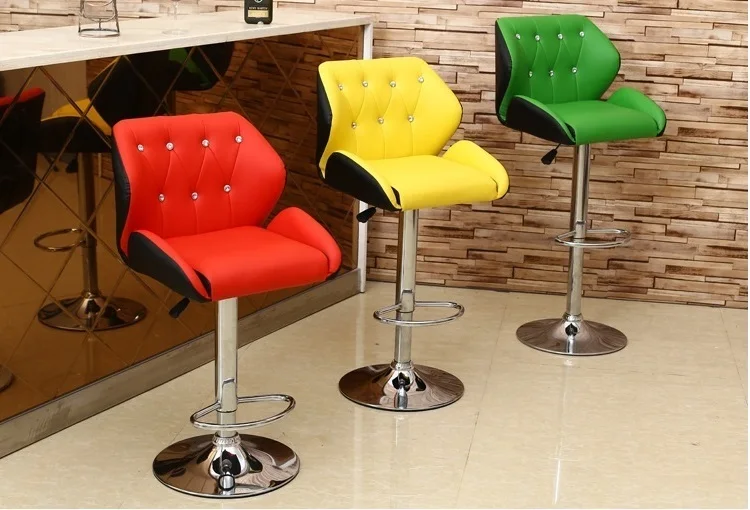 

boss chair lifting rotation stool white color yellow color retail wholesale free shipping