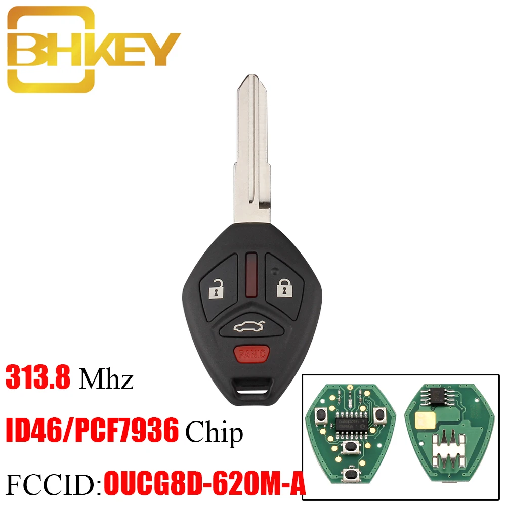 BHKEY OUCG8D-620M-A Автомобильный Дистанционный ключ для Mitsubishi Galant Eclipse 2007-2012 Умный