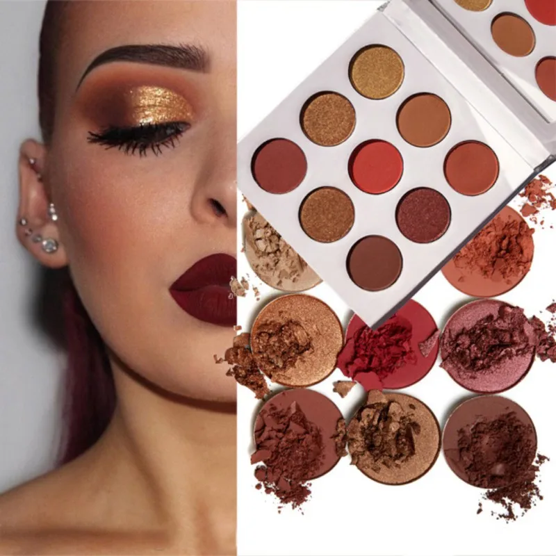 

9 colors Natural Shimmer Matte Eyeshadow Palette Brand Professional Makeup Palette Maquiagem 2018 Make Up