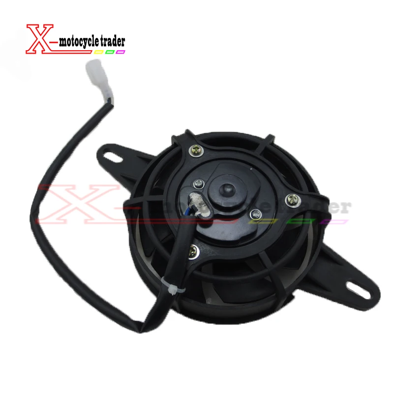 Kopen Oliekoeler Water Cooler Nieuwe Elektrische Radiator Cooling Fan Voor 200 250 cc Chinese ATV Quad Go Kart Buggy Dirt bike Motorcycle
