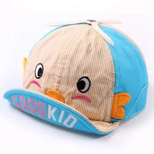 Корейская хлопковая бейсболка с милым цыпленком и манжетами с вышивкой детские шапки(5 цветов)_ MZ2678
