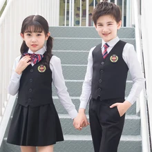 5pcs children’s clothing set 2018 new style boys and girls college wind school uniform children’s chorus costumes suit