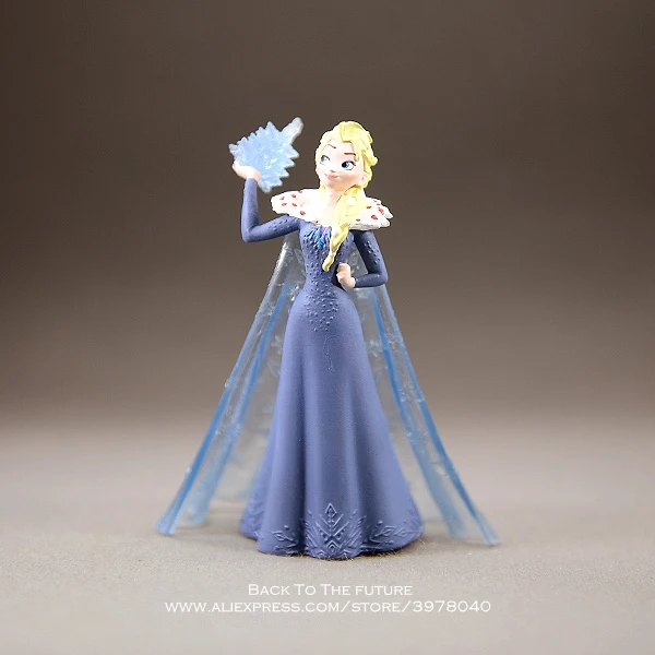 Disney Frozen Elsa princess 9cm Action Figure Posture Anime Decoration Collection Figurine Toy model for children gift