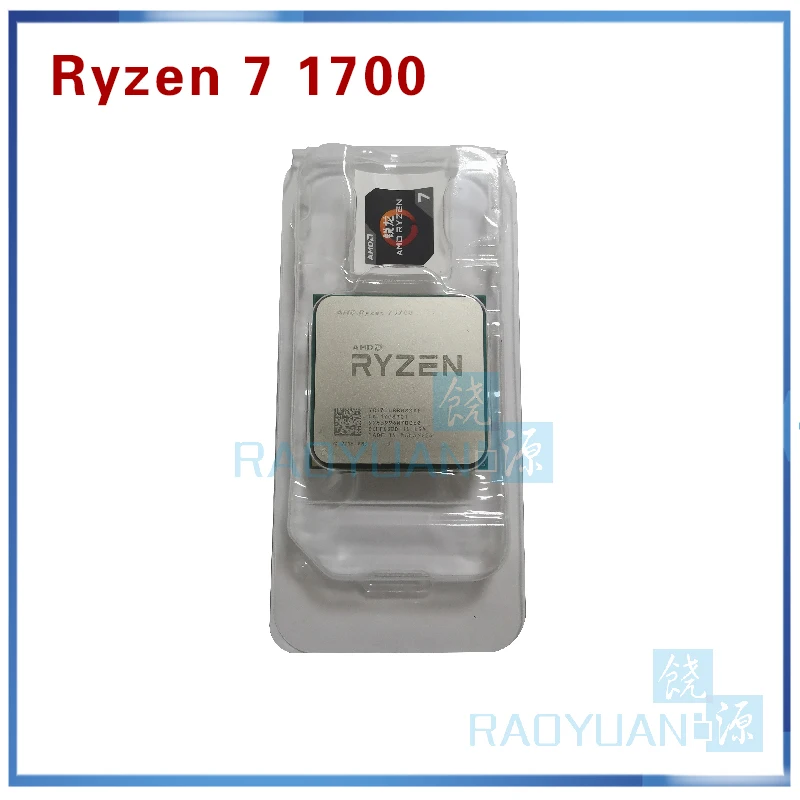 AMD Ryzen 7 1700 R7 1700 3,0 ГГц Восьмиядерный процессор с шестью резьбой C3 = 16 м процессор 65 Вт YD1700BBM88AE разъем AM4