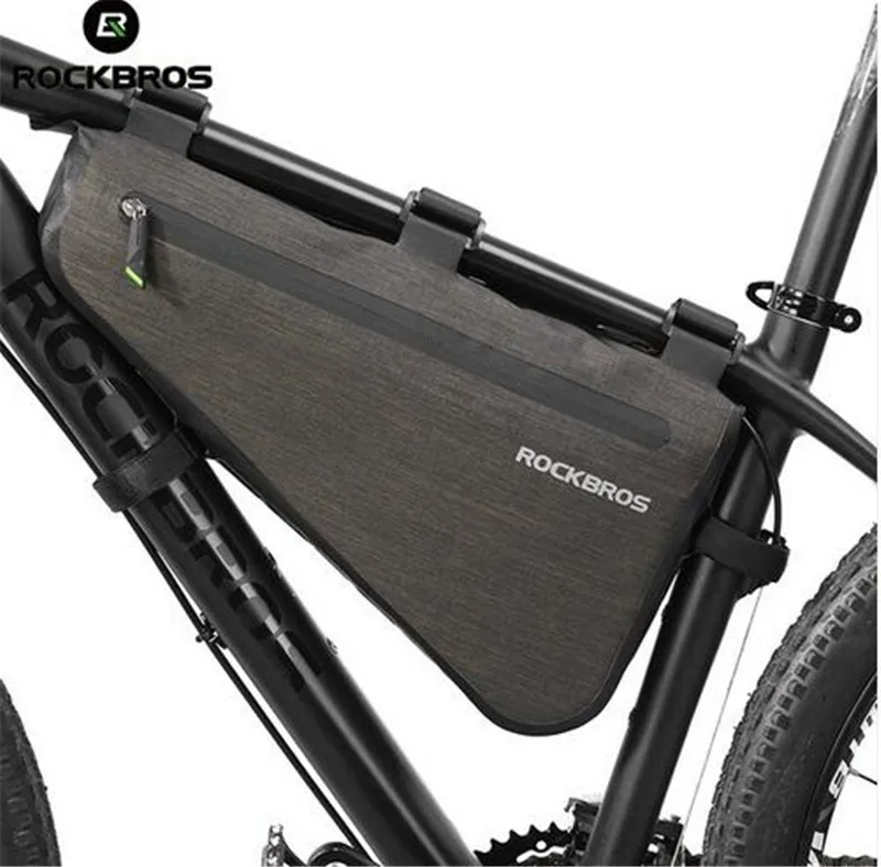 

ROCKBROS MTB Road Frame Bag Triangle Pouch Rainproof Bike Bag Large Capacity Waterproof Caulking Bicycle Bag Pannier Accessorie