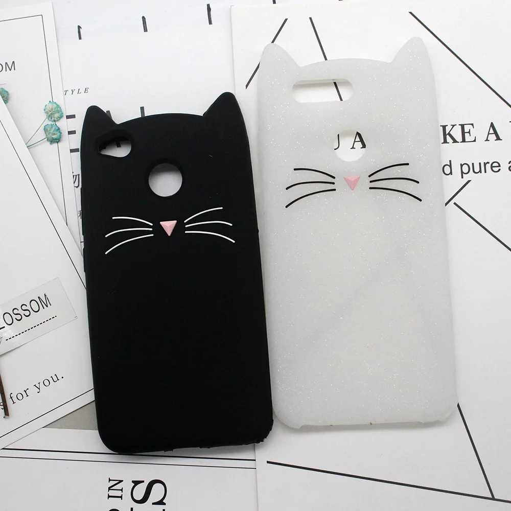 

Luxury Lovely Beard Cat Silicon Cover For Redmi Note 5 Case Redmi 5 Plus 4X 4A 5A Note 4X Case For Xiaomi Mi A1 5X 6 Case Coque