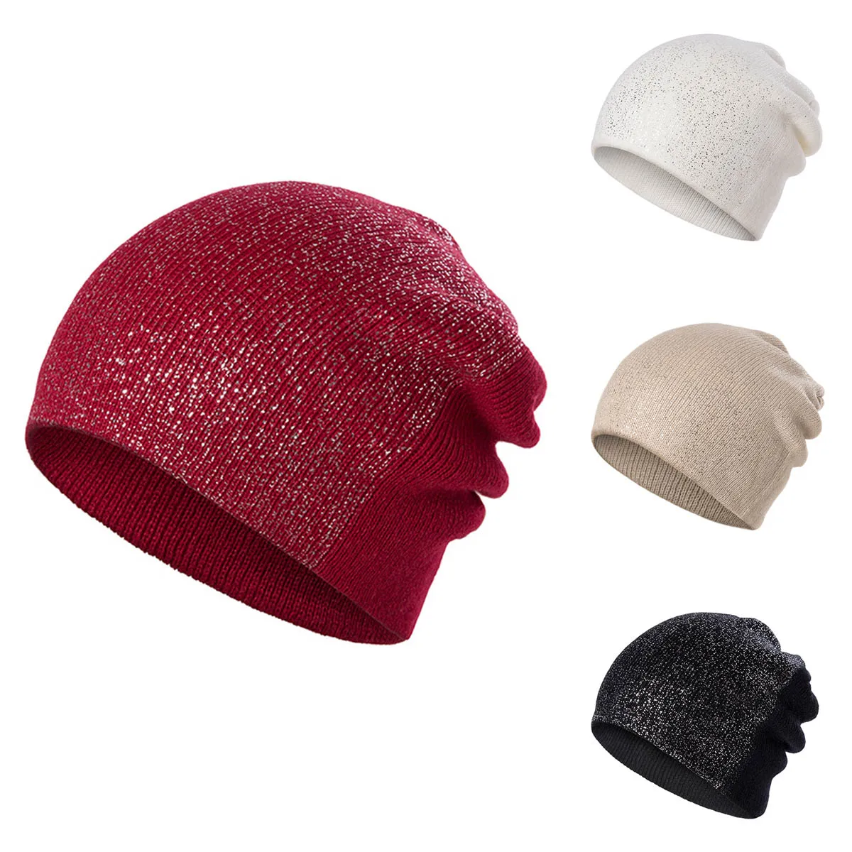 

2019 Women's Winter Knitted Wool Fashion Warm Hat Daily Casual Hat Outdoor Sports Travel Beanie Skull Cap
