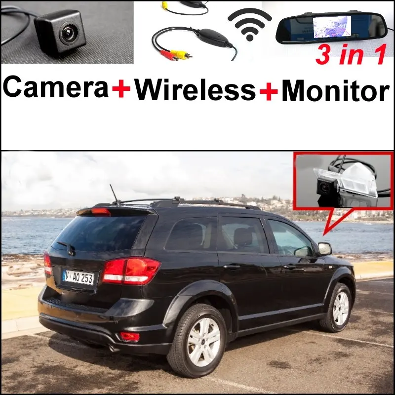 

Liislee 3 in1 Special Rear View Camera + Wireless Receiver + Mirror Monitor EASY DIY Parking System For FIAT Freemont 2009~2014