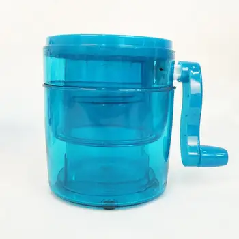 

Portable Hand Crank Manual Ice Crusher Shaver Kids Hand Saking Shredding Snow Cone Maker Machine Kitchen Easy Operate