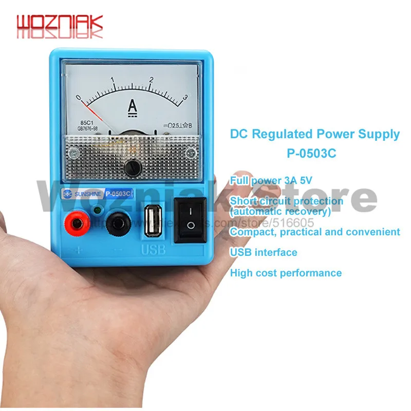 

Portable Voltage Regulator Adjustable DC Power Supply With USB Port Phone Repair 5V 3A DC Regulated Power Supply 110V 220V