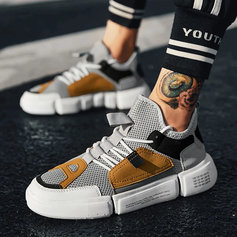 

2018 Spring Men Running Shoes Man Brand Summer Breathable Mesh male Sport Shoes Outdoor Athletic Lovers Mens Sneakers for men