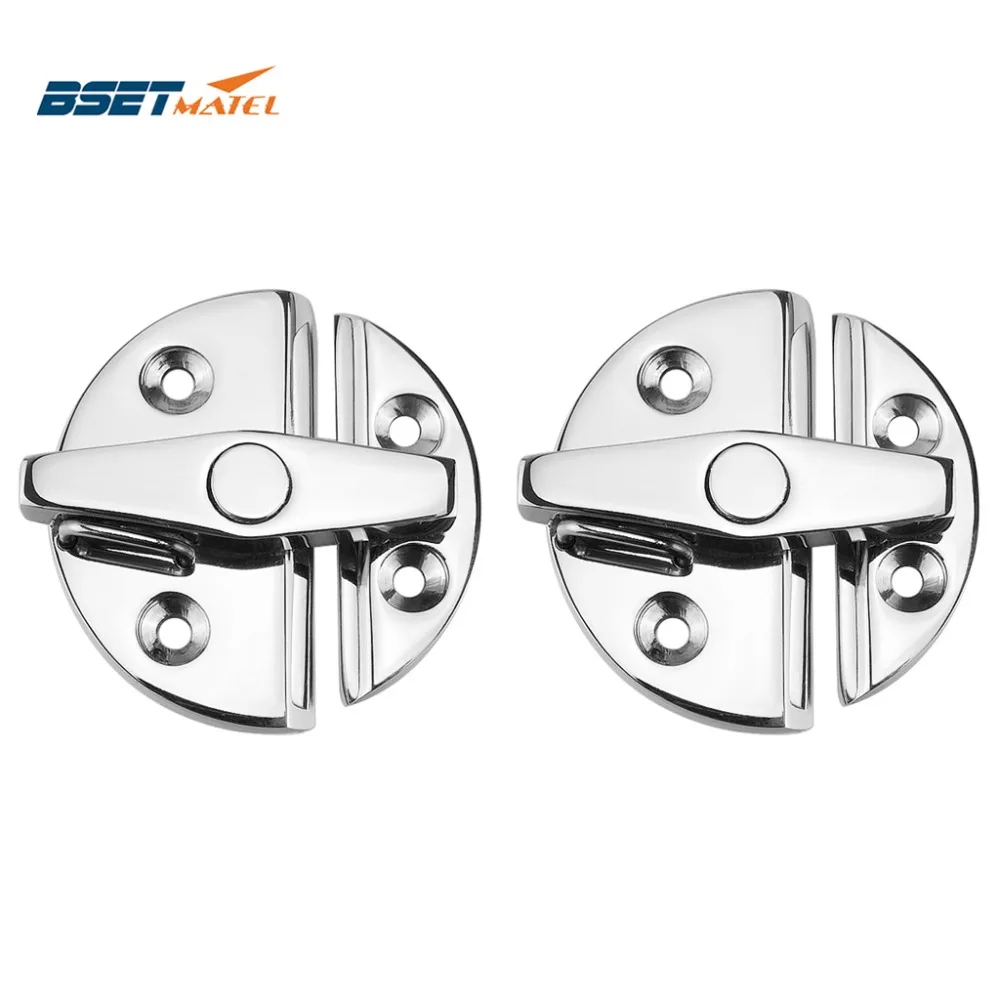 2PCS Marine Grade Stainless Steel 316 Boat Door Hatch Round