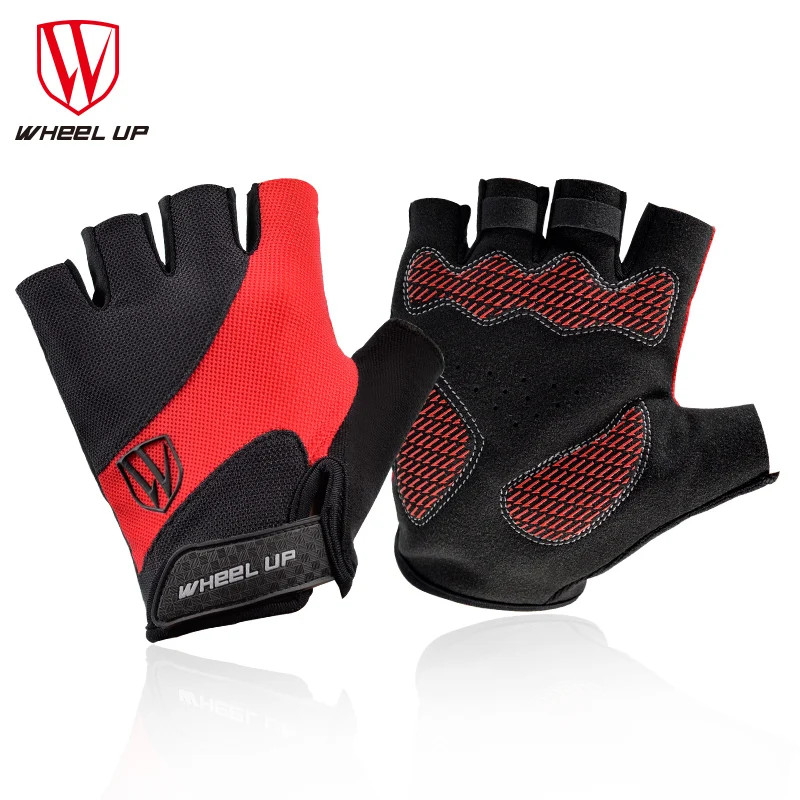 WHEEL UP Cycling Gloves Half Finger Mens Women's Summer Bicycle Gloves