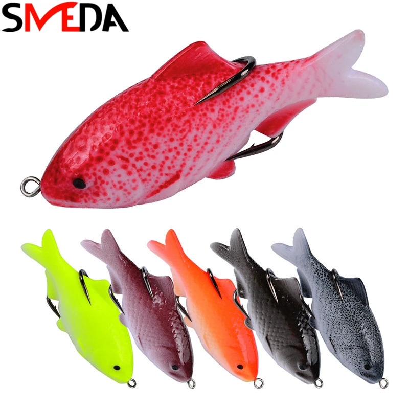  New Silicone Jigs Soft Fishing Lures With Hook Sinking Swim Baits For Saltwater and Freshwater