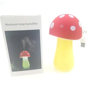 

LED Night Light USB Interface Mushroom Lamp Humidifier 5V Air Purifier Atomiser Diffuser for Car Bedroom Office Children's room