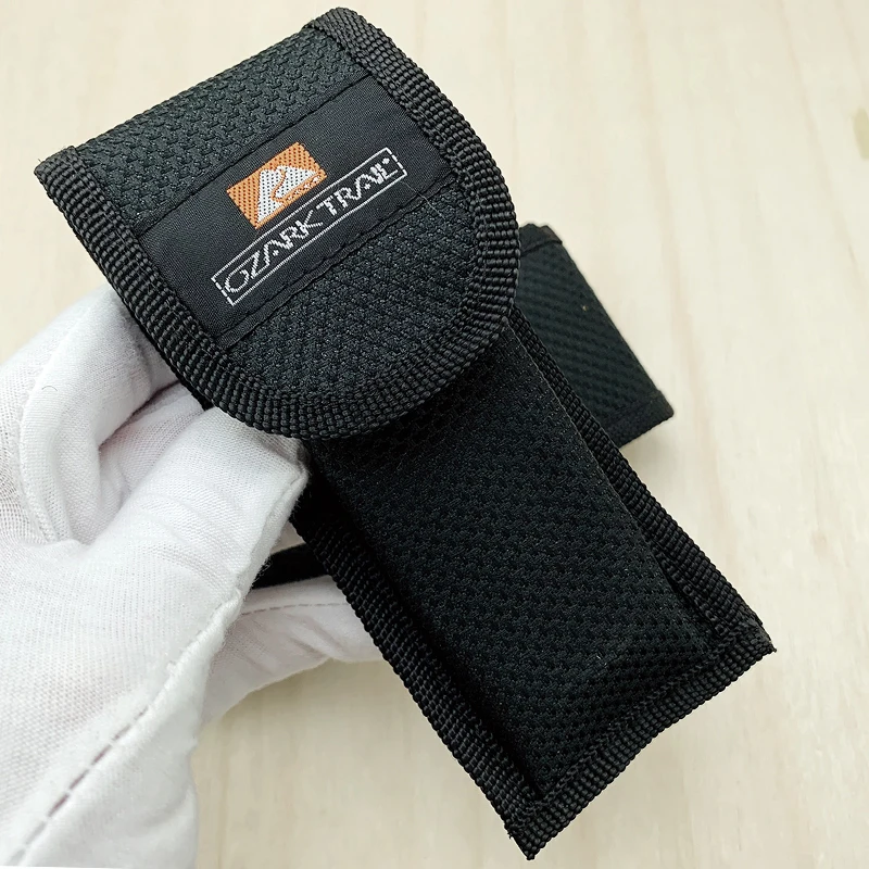 Nylon font b bag b font for folding knife sheath with Velcro