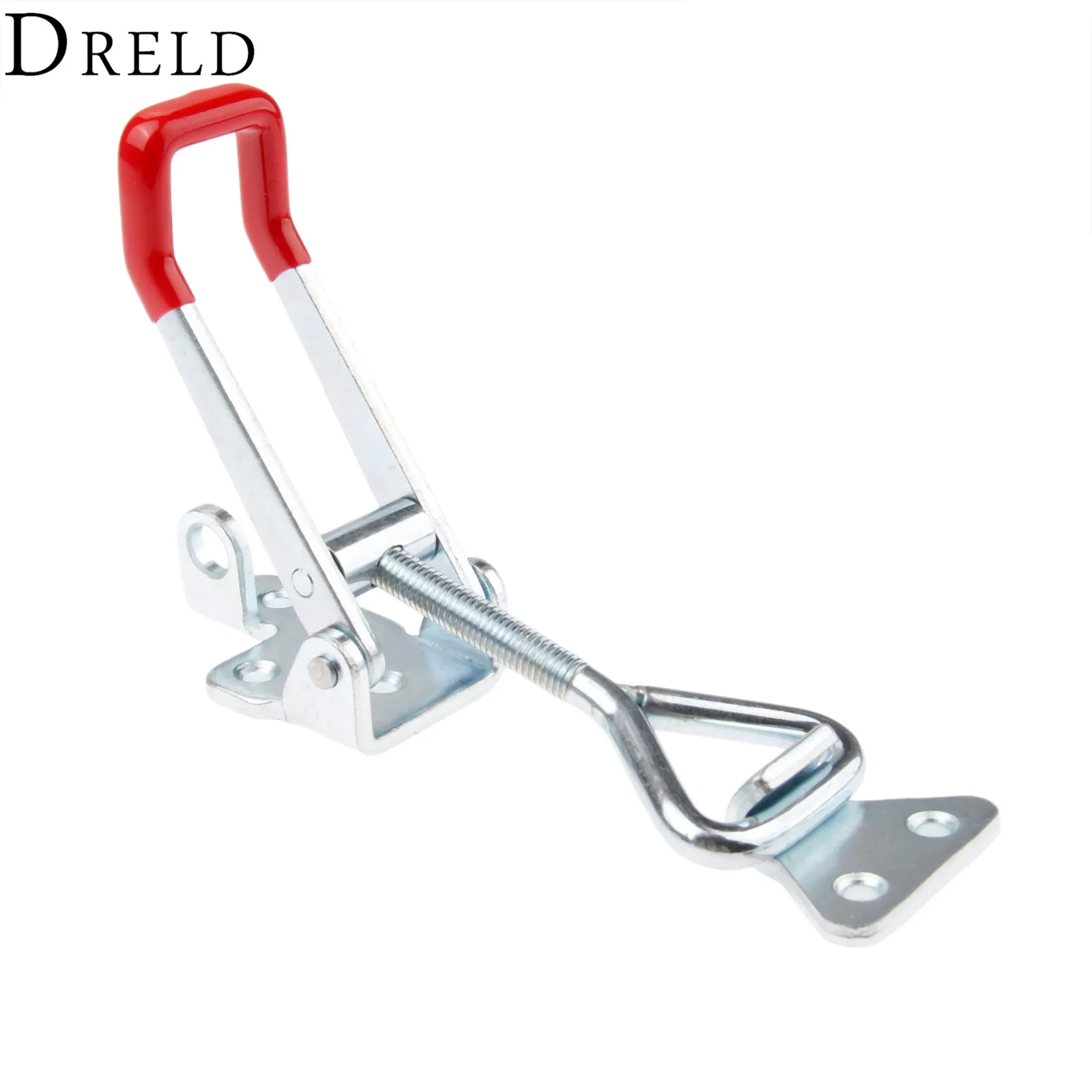 

DRELD 1pc GH-4003 Parighasana Toggle Clamp Clip 300KG/661Lbs Holding Capacity Quick Metal Latch Hand Tool Fixture Clamp