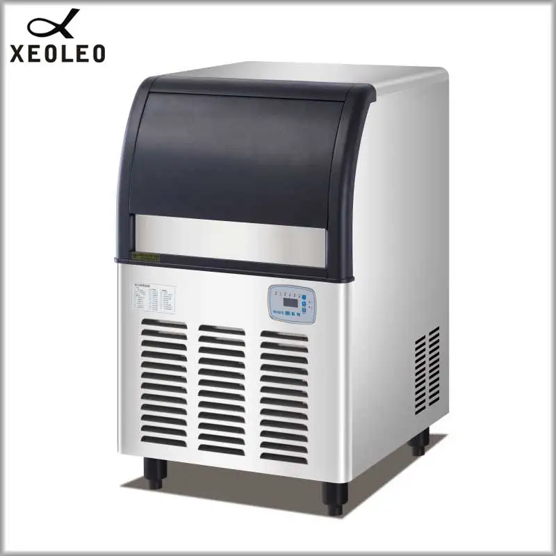 XEOLEO 65 кг кубик льда 130lb коммерческий лед машина квадратный лед машина воздух-крутой 485 Вт 220 В для молочного чая магазин 28 кг магазин