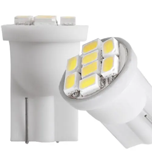 

TOYL 2pz AUTO LAMPADE LUCI T10 BIANCO 8 LED 3020 SMD CHIPS
