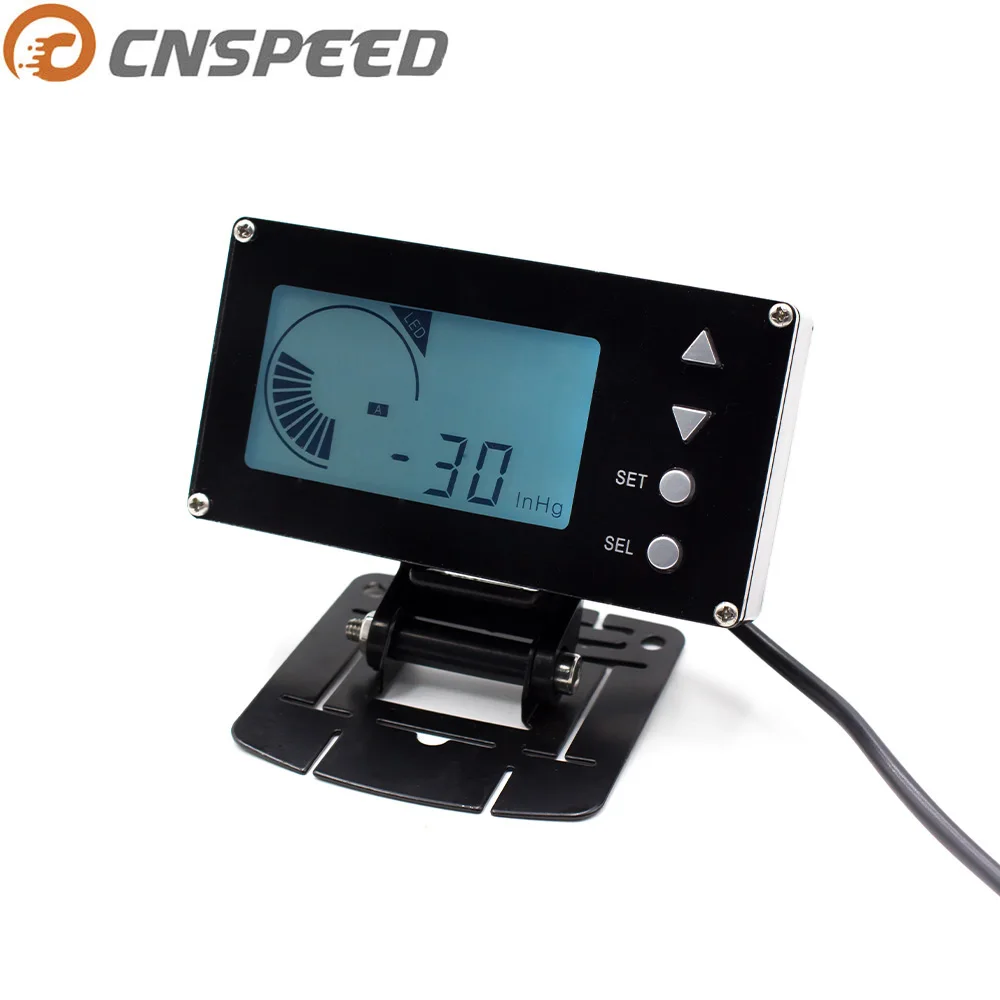 

CNSPEED 12V Racing Car Digital EVC LCD Display Electronic Valve Boost Controller Solenoid Valve Electronic Valve