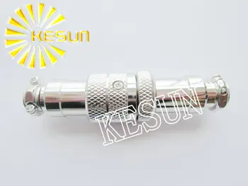

Free Shipping 5Pair GX16-10 10Pin 16mm Male & Female Butt joint Connector kit GX16 Socket+Plug,RS765 Aviation plug interface