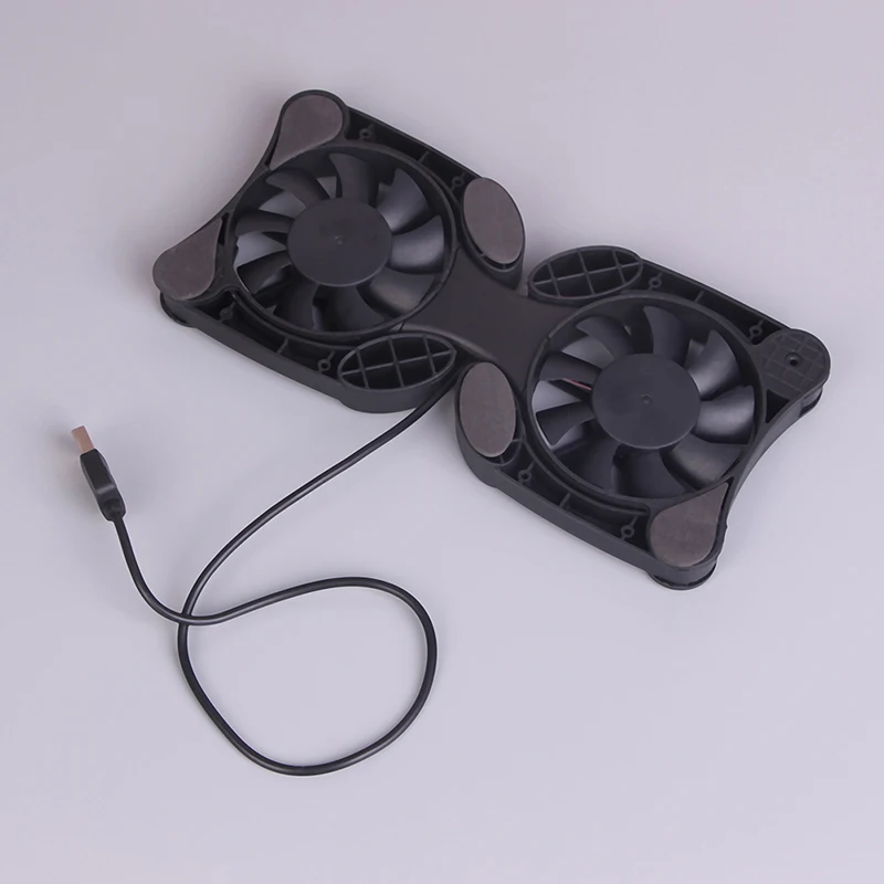 Черный 2 вентилятора USB порт мини Ocus ноутбук охлаждающая подставка кулер охлаждающая подставка складной кулер охлаждающая подставка